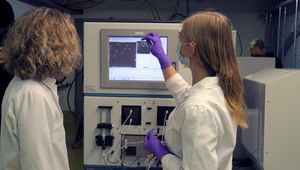 Treated wastewater can be continuously monitored using online monitoring with organisms. The data obtained in this way makes it possible to respond quickly to acute stress. (Photo: Ecotox Centre) Treated wastewater can be continuously monitored using online monitoring with organisms. The data obtained in this way makes it possible to respond quickly to acute stress. (Photo: Ecotox Centre)