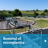 Removal of microplastics